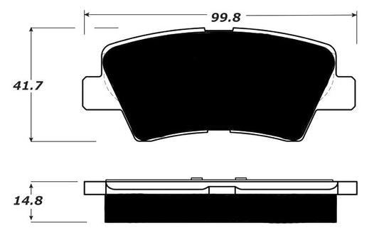 Porterfield Brake Pads for 2013 HYUNDAI VELOSTER-Non Turbo