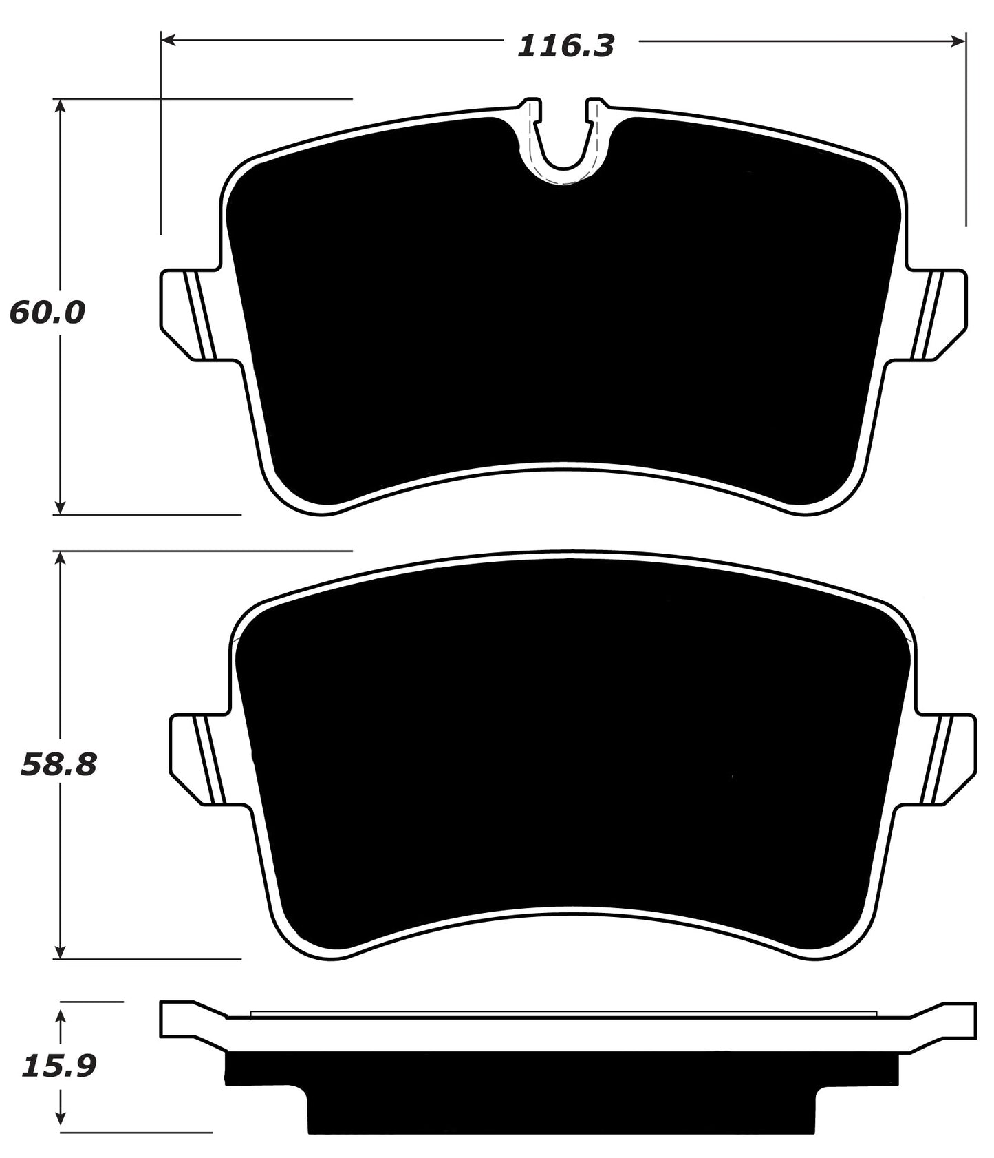 Porterfield Brake Pads for 2014 AUDI A6