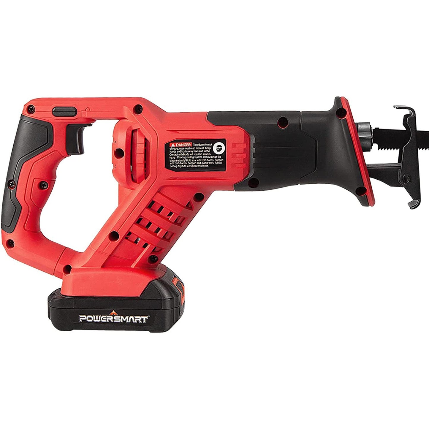 PowerSmart Cordless Reciprocating Saw with 20V 2.0Ah Battery and Charger for