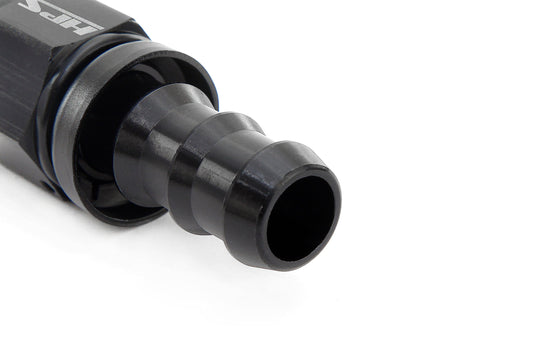 HPS Performance Products Push-on Hose End to AN Female, Aluminum, Black