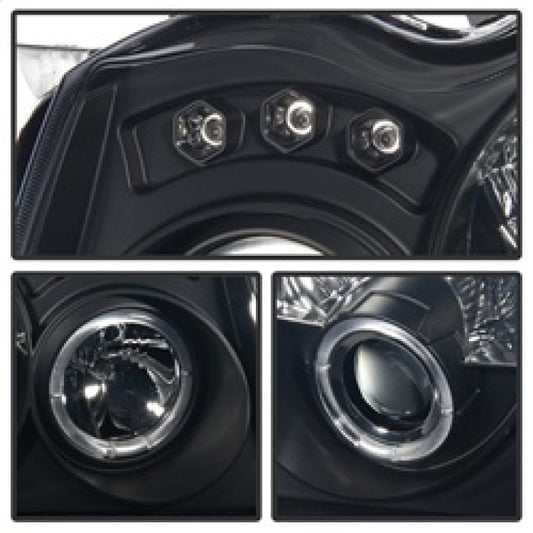 Spyder Jeep Grand Cherokee 05-07 Projector Headlights LED Halo LED Blk Smke PRO-YD-JGC05-HL-BSM 5078551