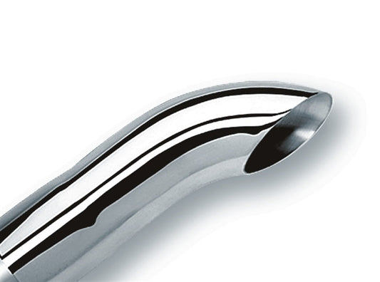 Borla Universal Polished Tip Single Round Turndown/Turnout (inlet 3in. Outlet 3in) *NO Returns* 20140