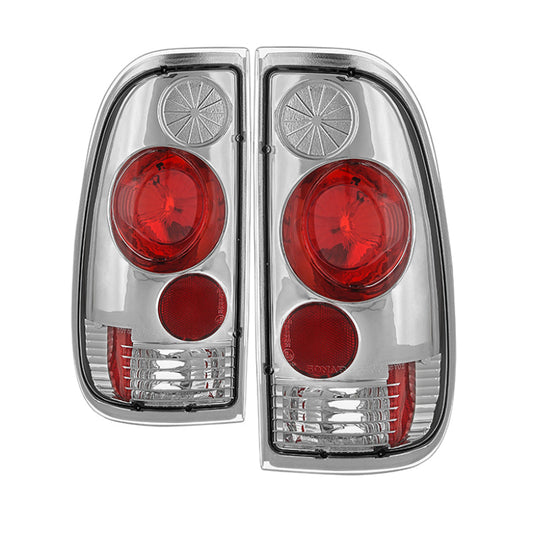 Spyder Ford F150 side 97-03/F250/350/450/550 Super Duty 99-07 Euro Tail Lights Chrm ALT-YD-FF15097-C 5003355