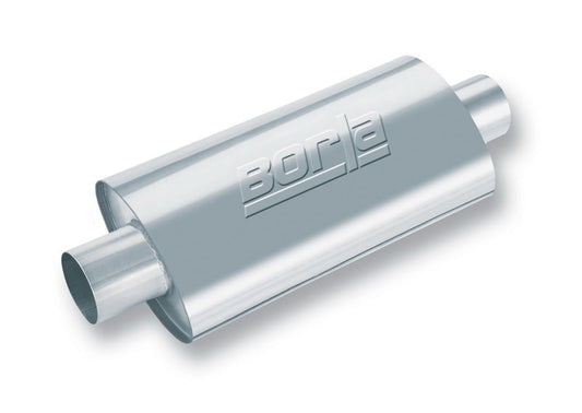 Borla XR-1 Racing Sportsman 3.5in. Outlet / 3.5in Inlet Oval Muffler 40945