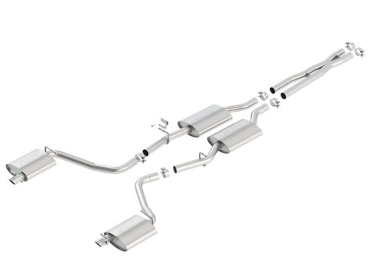 Borla 15-16 Dodge Charger 3.6L V6 ATAK Cat Back Exhaust (Uses Factory Valence) 140686