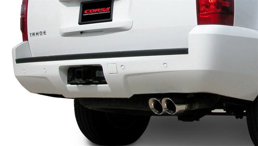 Corsa Performance 07-08 Chevrolet Tahoe 5.3L V8 Polished Sport Cat-Back Exhaust