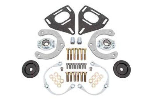 BMR Suspension BMR 16-24 Chevrolet Camaro Caster Camber Plates (Coil-Over Only) - Black Hammertone WAK361H