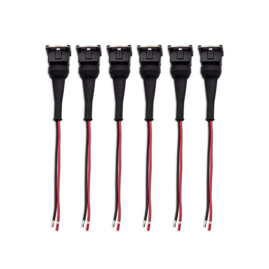 BLOX Racing Injector Pigtail Ev1 Female - Set Of 6 BXFU-00602-EV1-6
