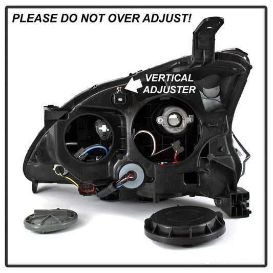 SPYDER xTune 13-15 Nissan Sentra DRL LED Light Bar Halogen Projector Headlights - Black (PRO-JH-NS13-LB-BK) 9042966