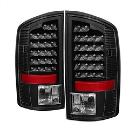 SPYDER Xtune Dodge Ram 02-06 1500 / Ram 2500/3500 03-06 LED Tail Light Black ALT-JH-DR02-LED-BK 5072979
