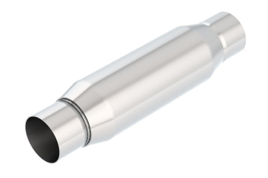 Borla CrateMuffler Resonator Option 2.25in Center/Center 3.5in Round x 10in 400937