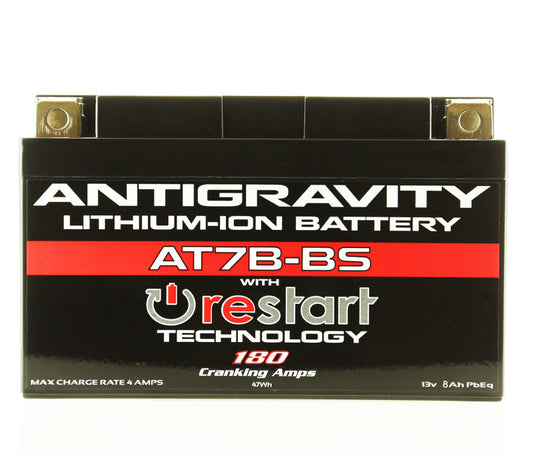 Antigravity Batteries Antigravity YT7B-BS Lithium Battery w/Re-Start AG-AT7B-BS-RS