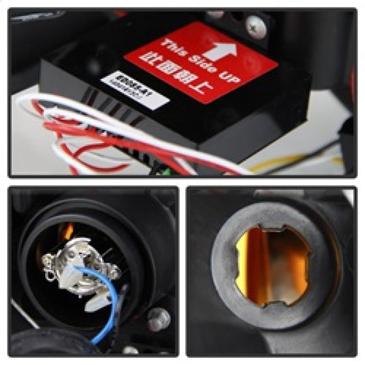 Spyder Ford Expedition 07-13 Projector Headlights Light Tube DRL Blk PRO-YD-FE07-LTDRL-BK 5079503
