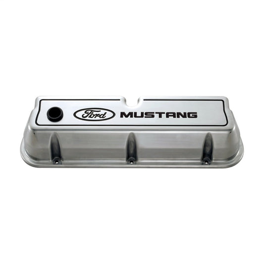 Ford Die Cast Alm Valve Cover Set w/Mustang Logo FRD302-030