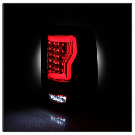 Spyder Ford F150 04-08 Styleside Tail Light V2 - LED - Red Clear ALT-YD-FF15004V2-LBLED-RC 5084194