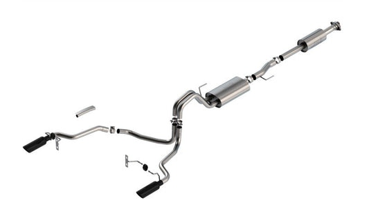 Borla F-150 2021 2.7L/3.5L 4dr CC SB EC STB Lar/KingR/Plnm/LTD 3/2.25 SRE CB Touring BLK