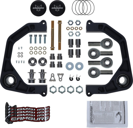 Camburg Toyota 22-23 Landcruiser 300 / 22-23 LX600 KINETIK V2 Perf Billet Uniball Upper Arms CAM-310194-GRY