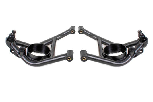 BMR Suspension BMR 70-81 Chevrolet Camaro A-Arms Lower Delrin Bushings Std Ball Joint - Black Hammertone AAL321H
