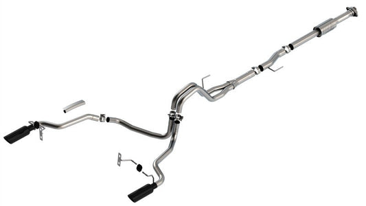 Borla F-150 2021 2.7L/3.5L 4dr CC SB EC STB Lari/King R/Plinum/LTD 3/2.25 SRE CB AK BLK
