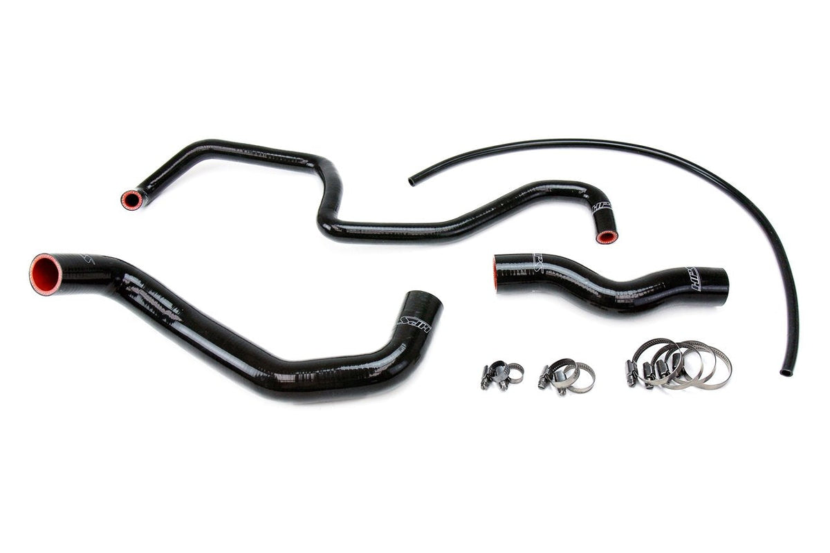 HPS Performance Products HPS Black Reinforced Silicone Radiator Hose Kit Coolant — 08278