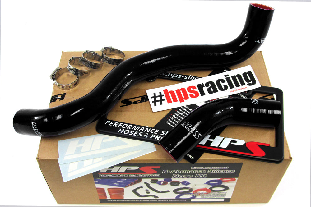 HPS Performance Products HPS Black Reinforced Silicone Radiator Hose Kit Coolant Lexus