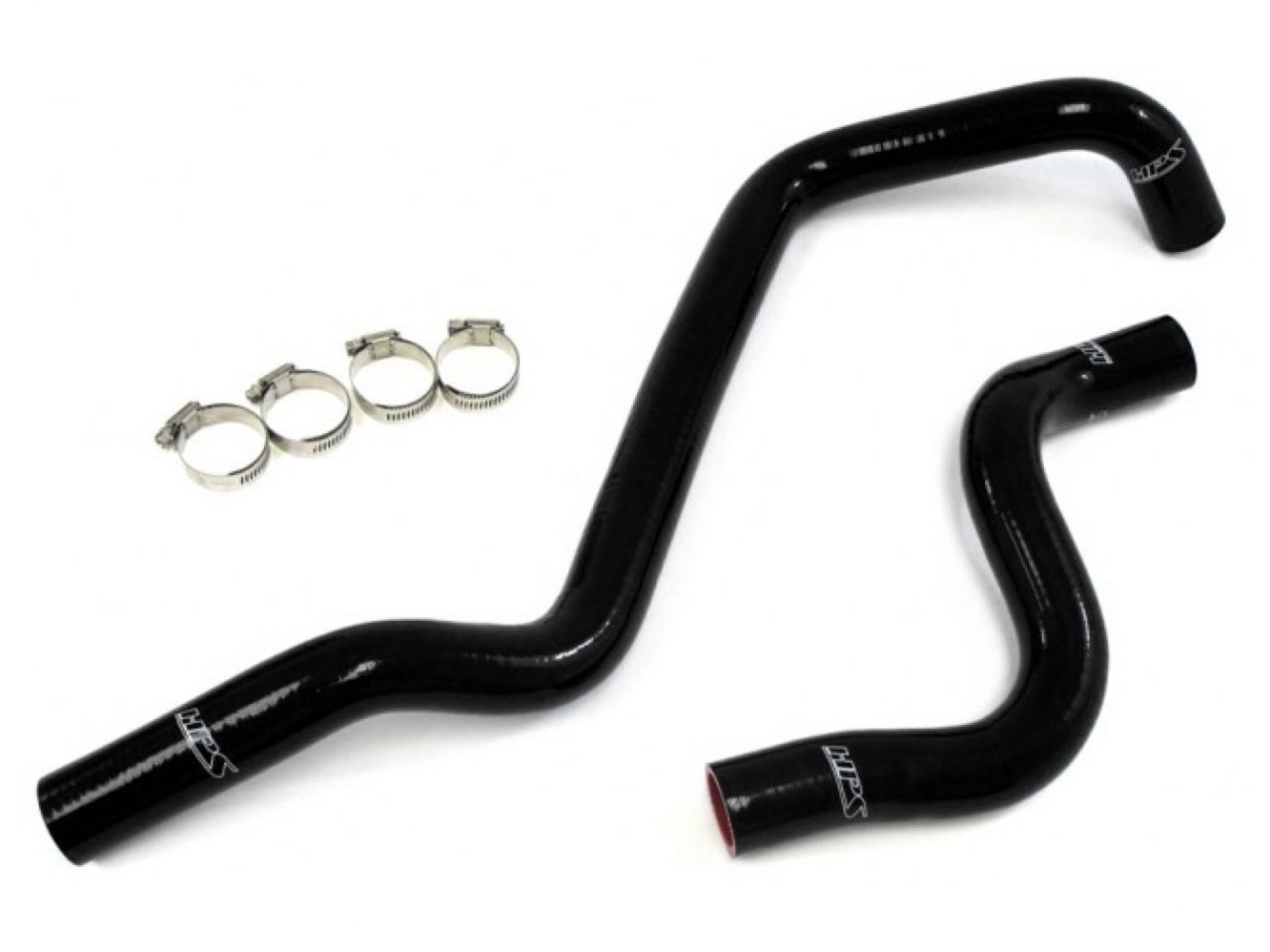 HPS Performance HPS Black Reinforced Silicone Radiator Hose Kit Coolant Chevy 05-07