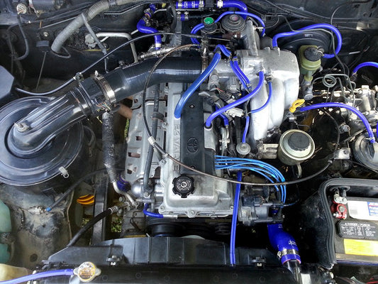 HPS Performance HPS Silicone Air Intake Kit Post MAF Hose Lexus 1996-1997 LX450 FJ80 4.5L