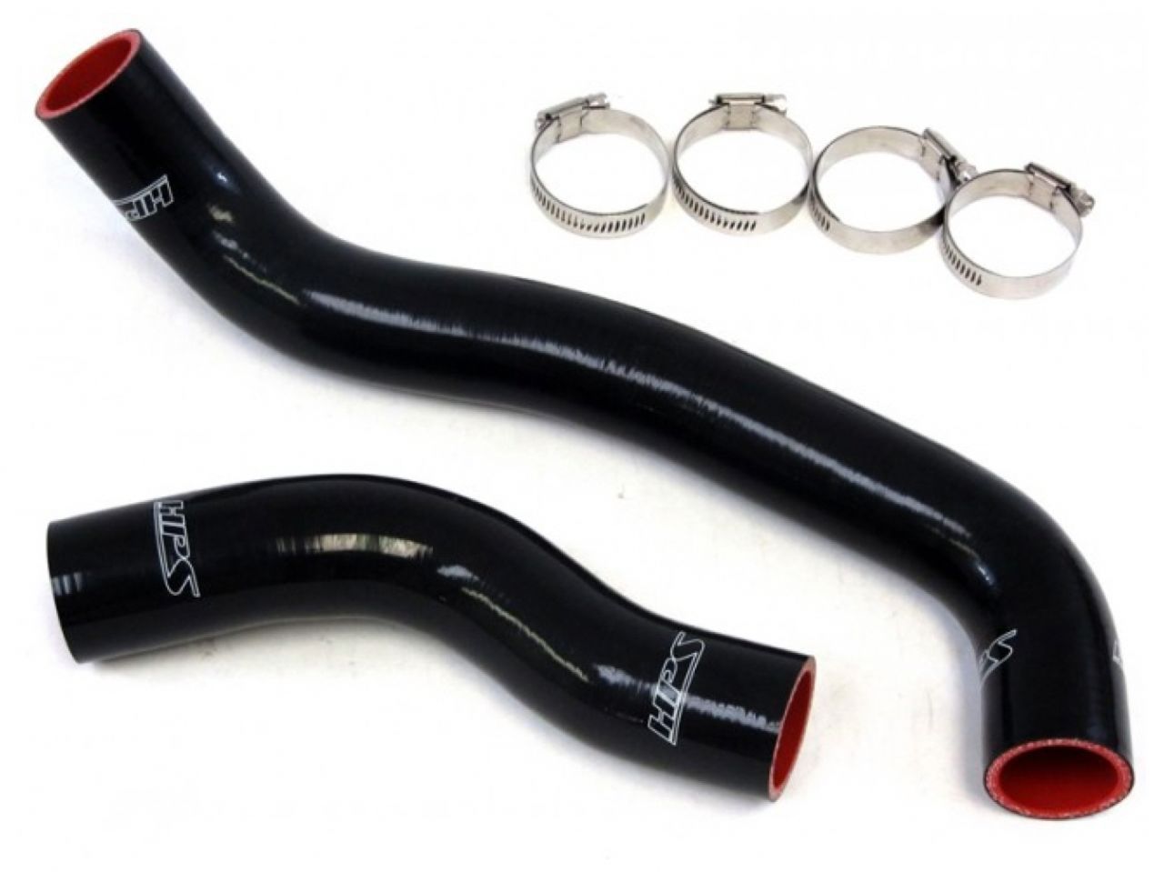 HPS Performance HPS Reinforced Black Silicone Radiator Hose Kit Coolant Mazda 86-88 RX7