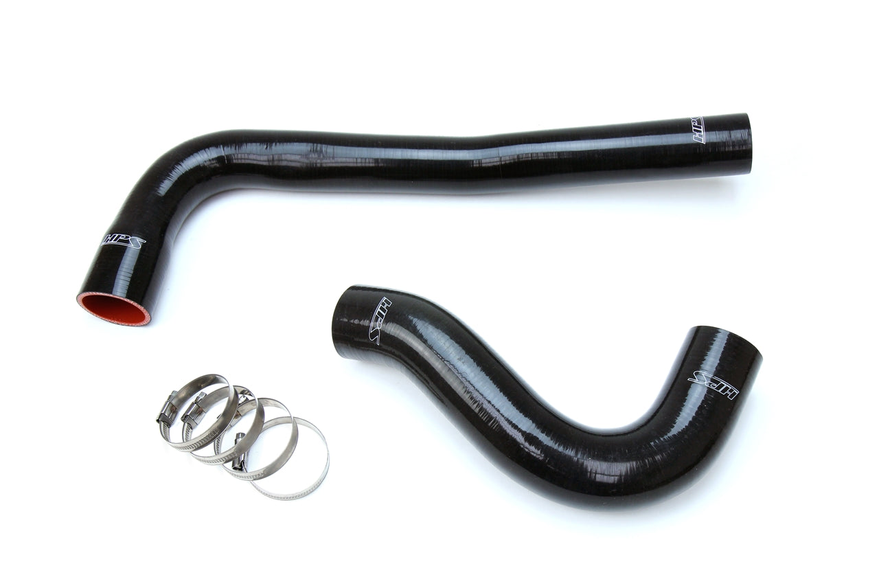 HPS Performance HPS Black Reinforced Silicone Radiator Hose Kit Coolant Dodge 03-10 Ram