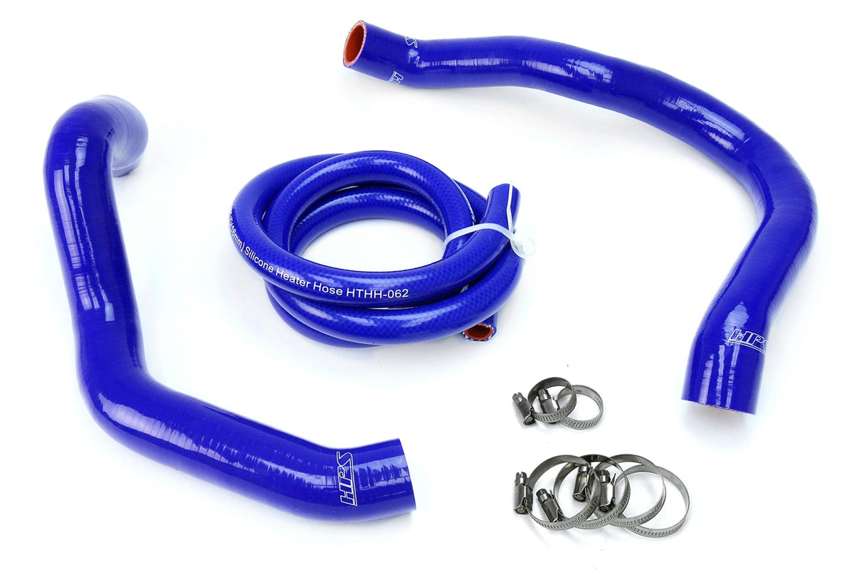 HPS Performance Products HPS Blue Reinforced Silicone Radiator + Heater Hose Kit — 0NTDJ
