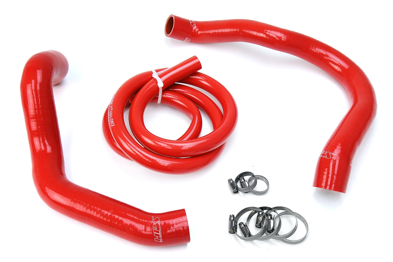 HPS Performance Products HPS Red Reinforced Silicone Radiator + Heater Hose Kit Jeep