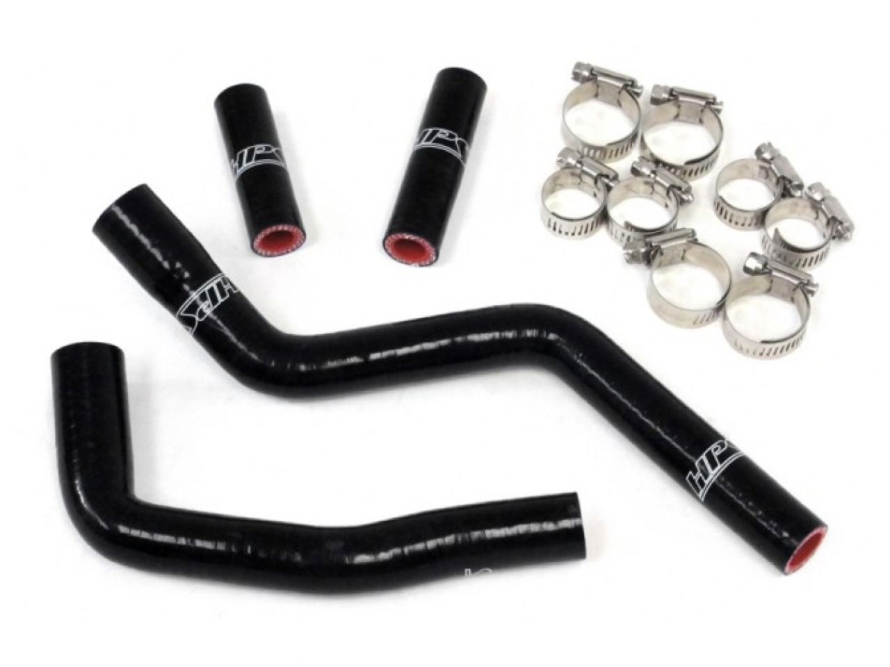 HPS Performance HPS Black Reinforced Silicone Radiator Hose Kit Yamaha 02-18 YZ125 2