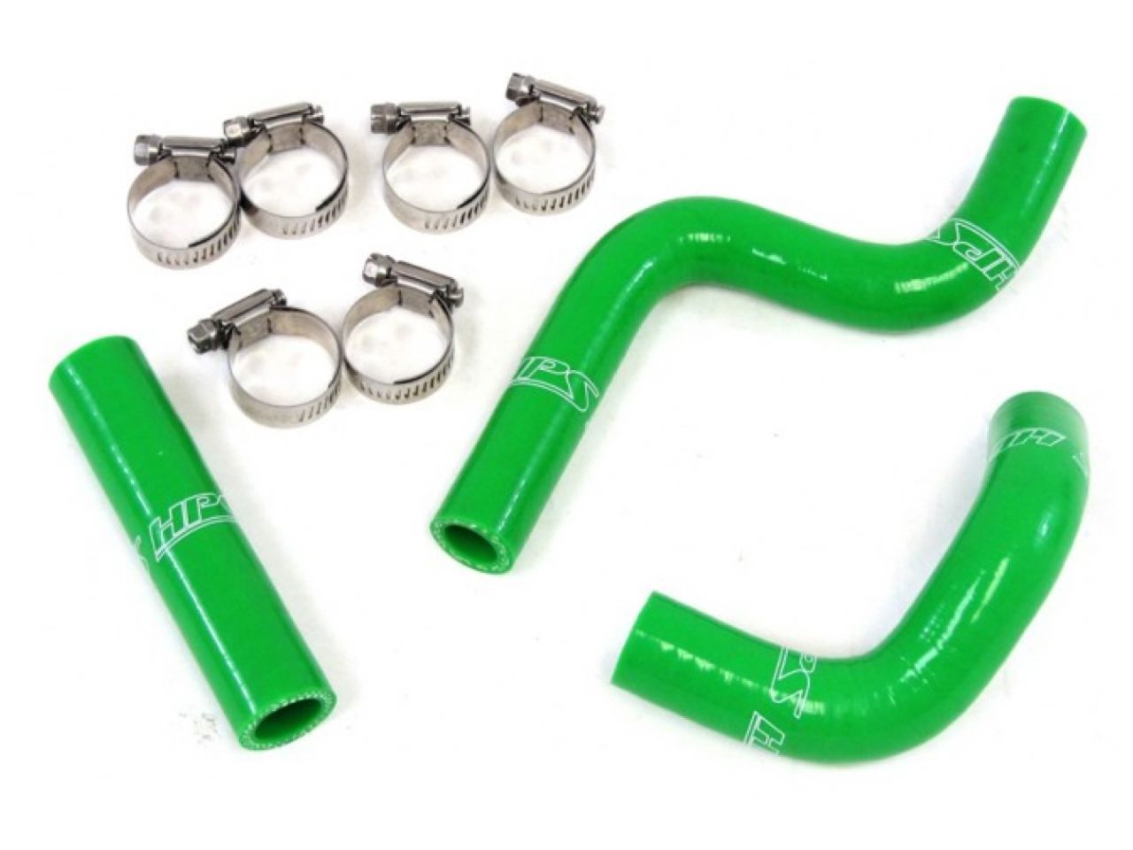 HPS Performance HPS Green Reinforced Silicone Radiator Hose Kit Kawasaki 98-12 KX80 KX85
