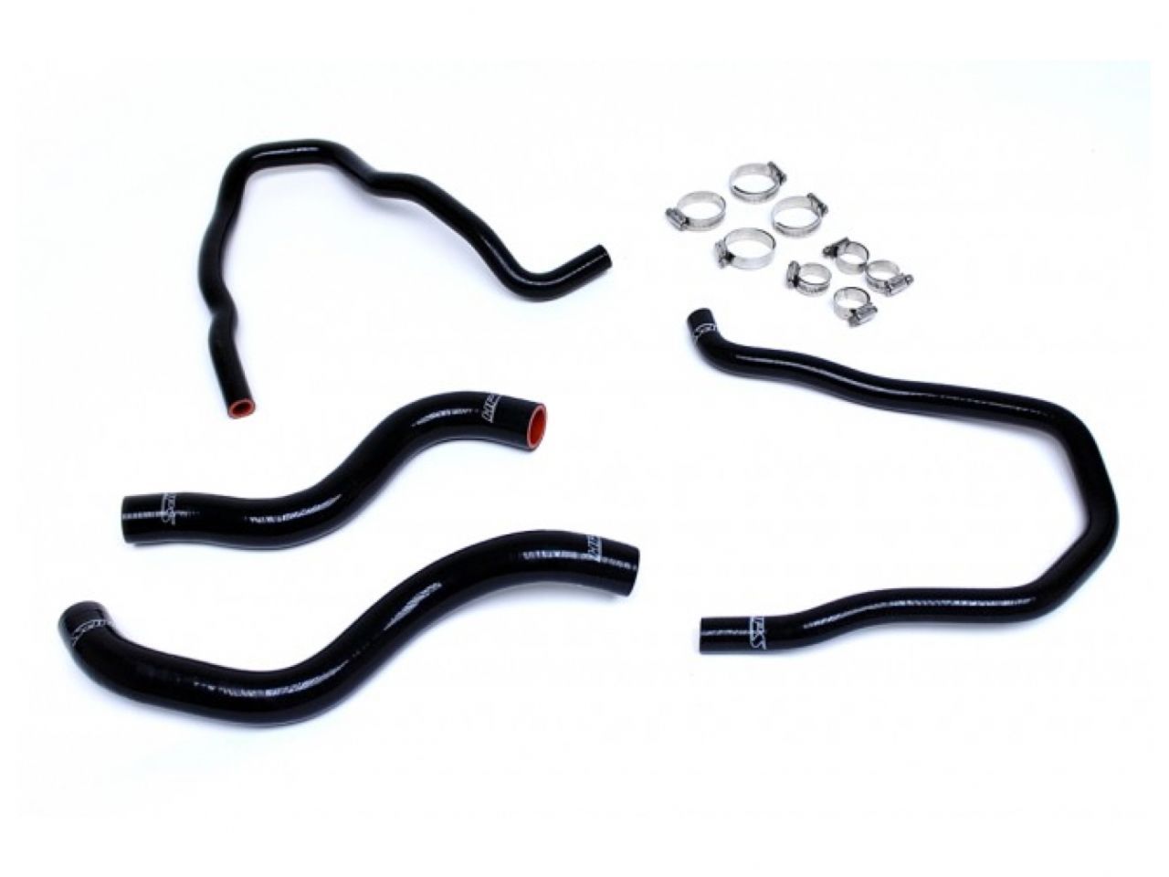 HPS Performance Products HPS Black Reinforced Silicone Radiator + Heater Hose Kit Honda
