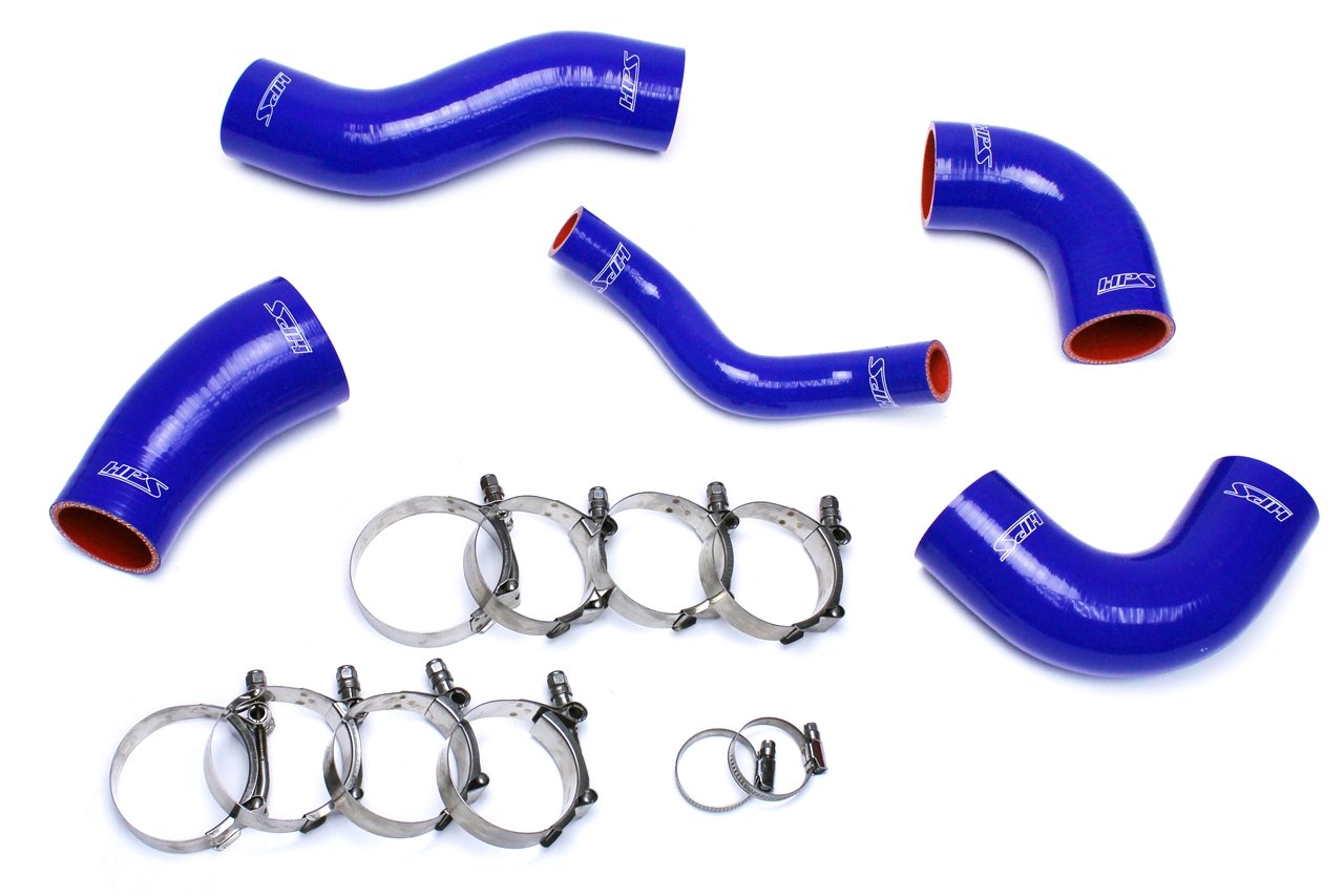 HPS Performance HPS Blue Reinforced Silicone Intercooler Hose Kit Kia 11-15 Optima 2.0L