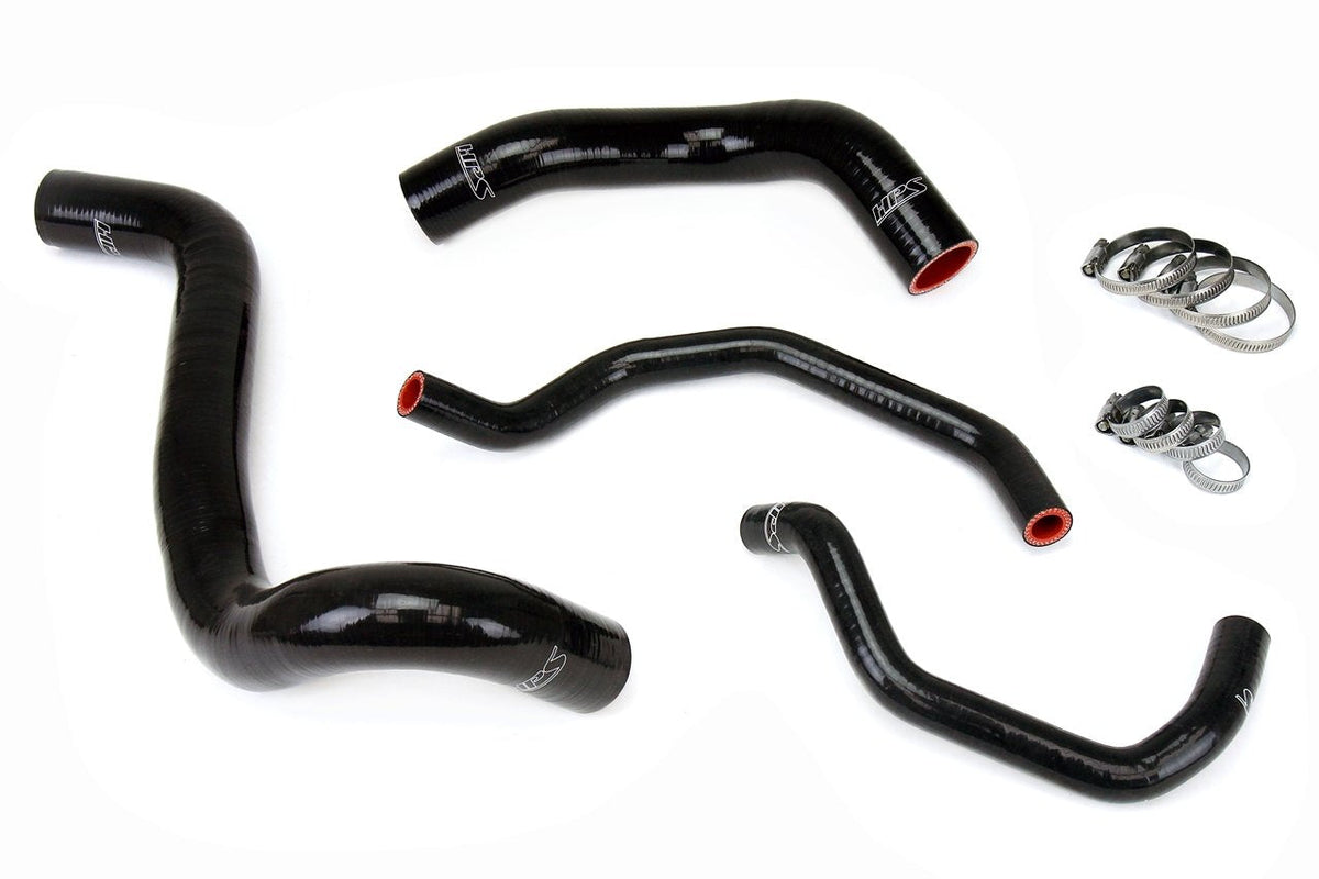 HPS Black Reinforced Silicone Radiator + Heater Hose Kit Toyota 12-14 Tundra 5.7L V8 Left