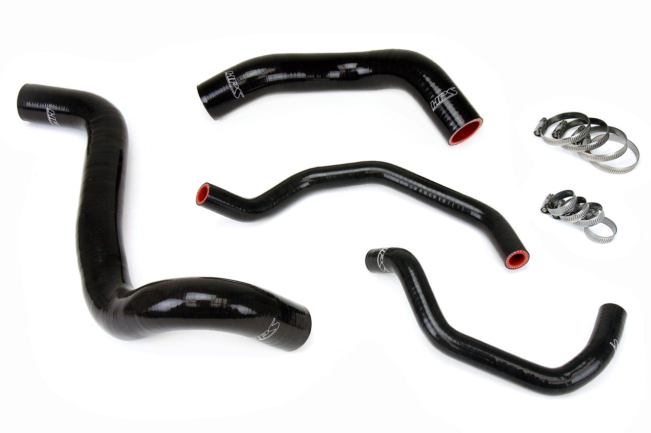 HPS Black Reinforced Silicone Radiator + Heater Hose Kit Toyota 12-14 Sequoia 5.7L V8