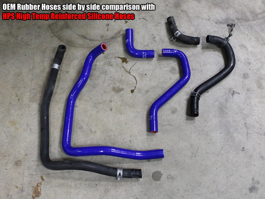 HPS Red Reinforced Silicone Heater Hose Kit Toyota 89-95 4Runner 22RE Non Turbo EFI LHD