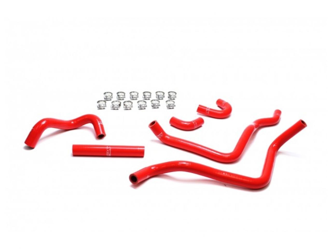 HPS Performance HPS Reinforced Red Silicone Heater Hose Kit Coolant Toyota 00-05 MR2
