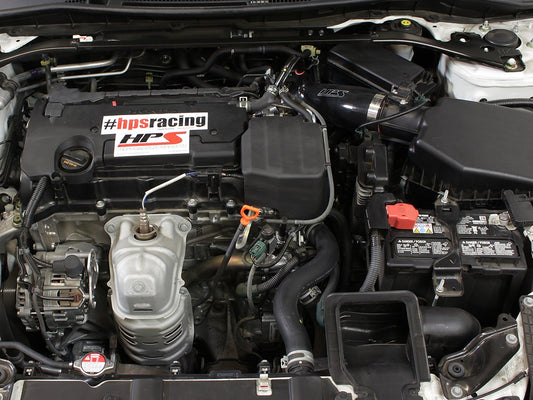 HPS Performance HPS Silicone Air Intake Kit Post MAF Hose Honda 2013-2017 Accord 2.4L