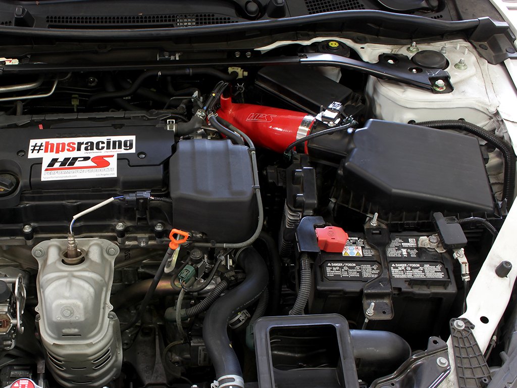 HPS Performance HPS Silicone Air Intake Kit Post MAF Hose Honda 2013-2017 Accord 2.4L