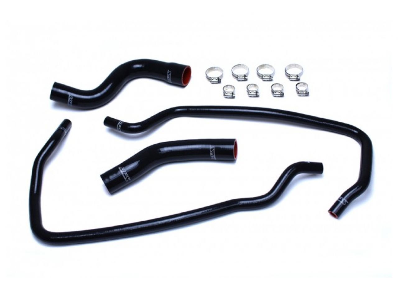 HPS Performance HPS Black Reinforced Silicone Radiator + Heater Hose Kit Coolant Jeep