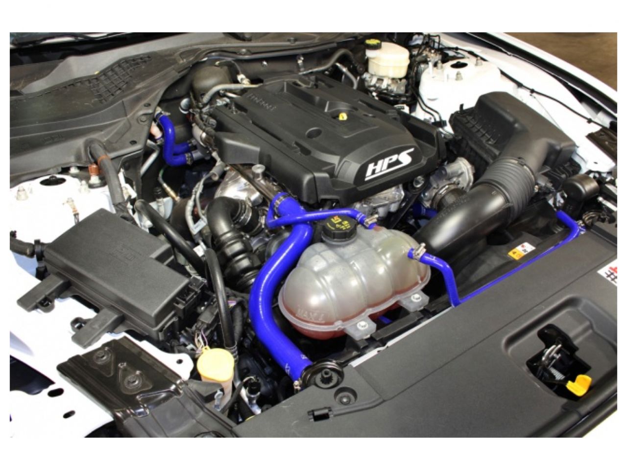 HPS Blue Reinforced Silicone Radiator and Heater Hose Kit Coolant Ford 2015-2019 Mustang