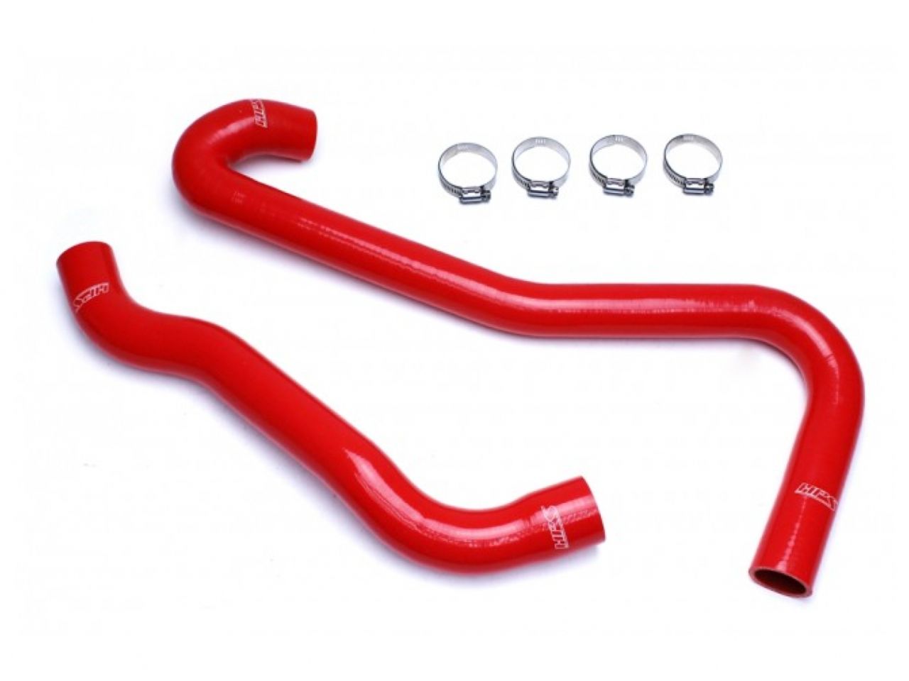 HPS Performance HPS Red Reinforced Silicone Radiator Hose Kit Coolant Jeep 06-08 Grand