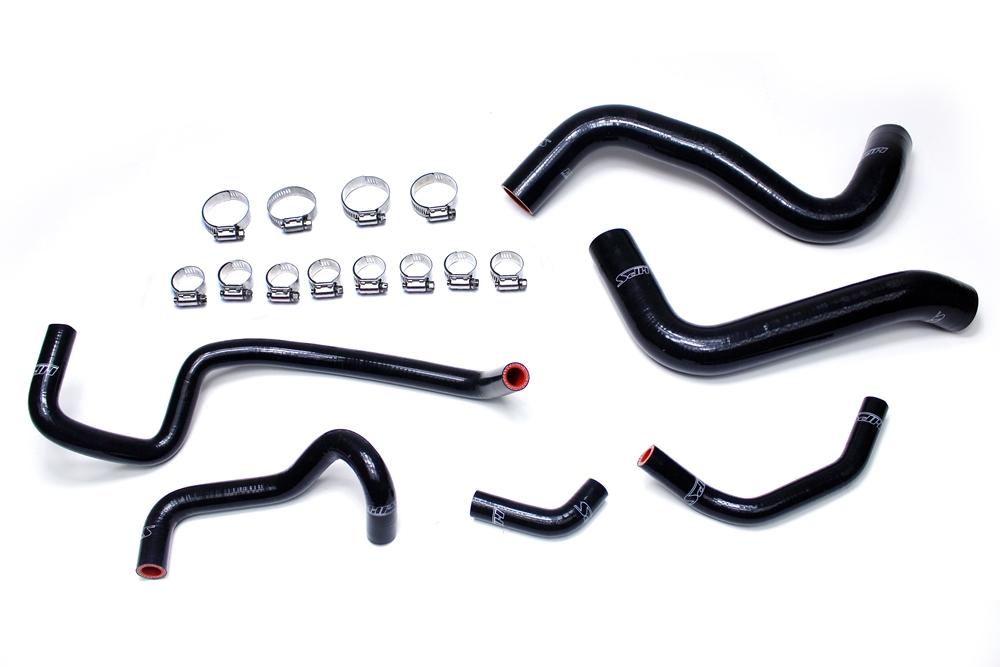HPS Black Reinforced Silicone Radiator Hose + Heater Hose Kit Coolant Lexus 03-09 GX470