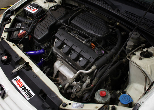 HPS Performance HPS Blue Reinforced Silicone Radiator Hose Kit Coolant Honda 01-05 Civic