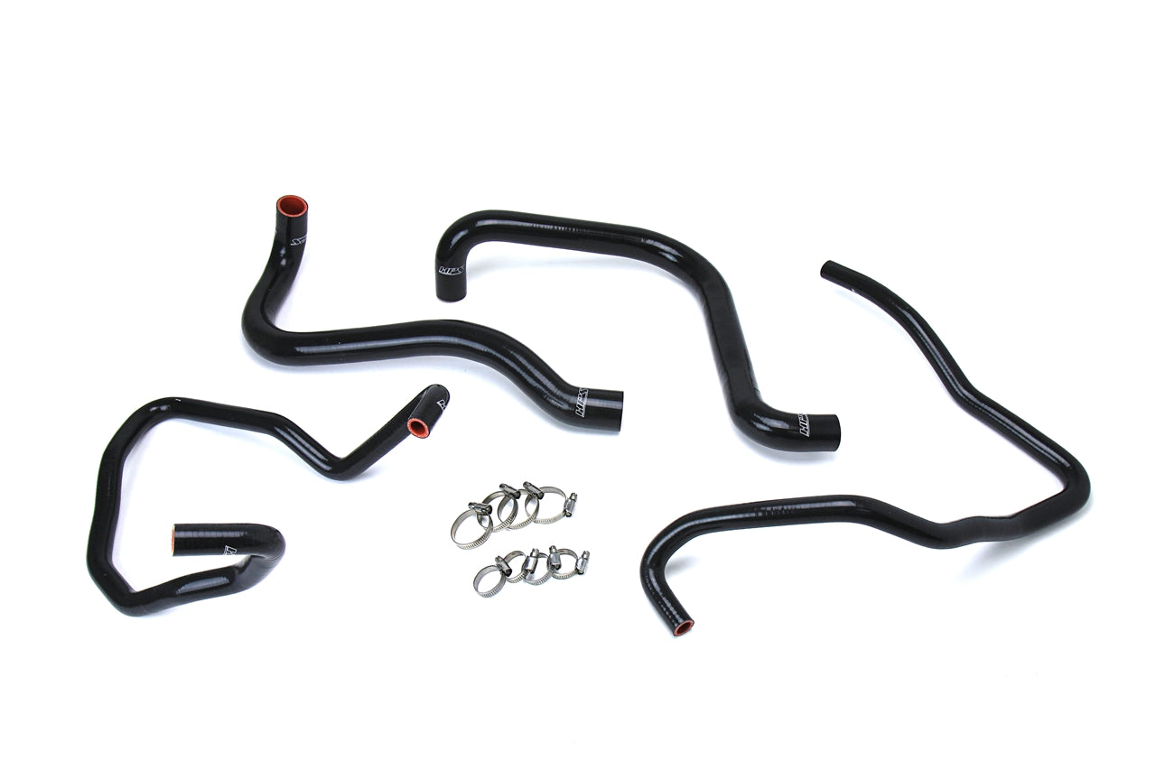 HPS Performance HPS Black Reinforced Silicone Radiator + Heater Hose Kit Jeep 03-06