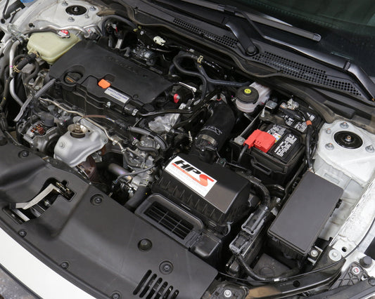 HPS Performance HPS Silicone Air Intake Kit Post MAF Hose Honda 2016-2024 Civic 2.0L Non