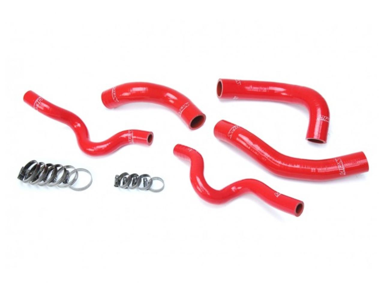 HPS Performance HPS Reinforced Red Silicone Radiator Hose Kit Coolant Hyundai 13-17