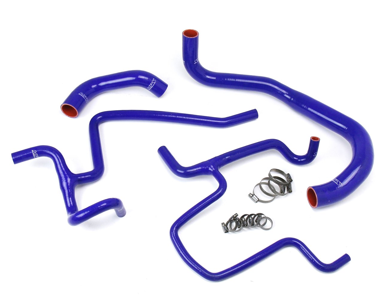 HPS Blue Reinforced Silicone Radiator + Heater Hose Kit Coolant Dodge 11-18 Challenger
